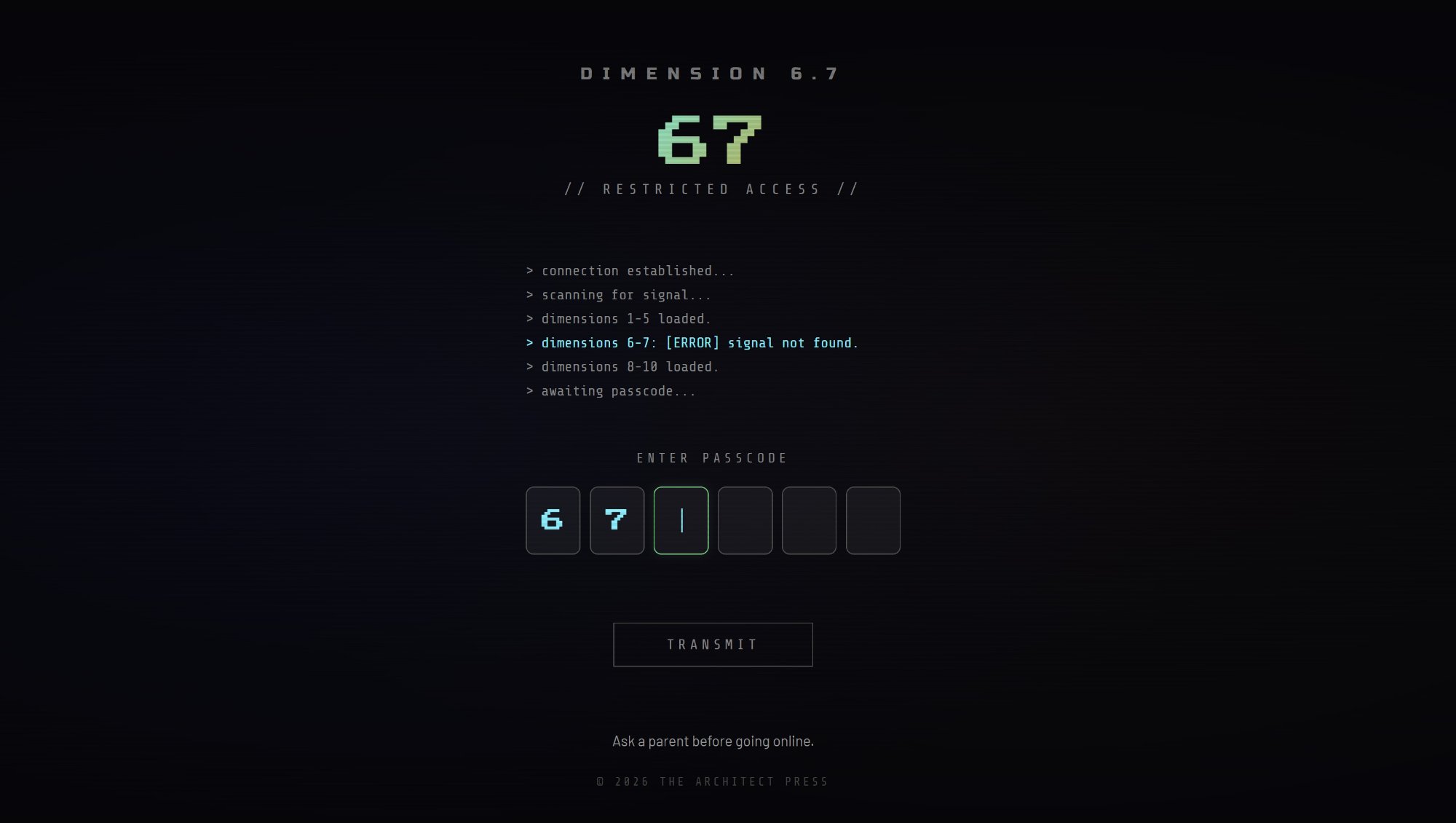 Secret online portal hidden inside Six-Seven Portal Quest book — kids find the passcode to unlock Dimension 6.7